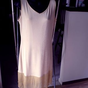 Solid Gold Dress Rich in Color